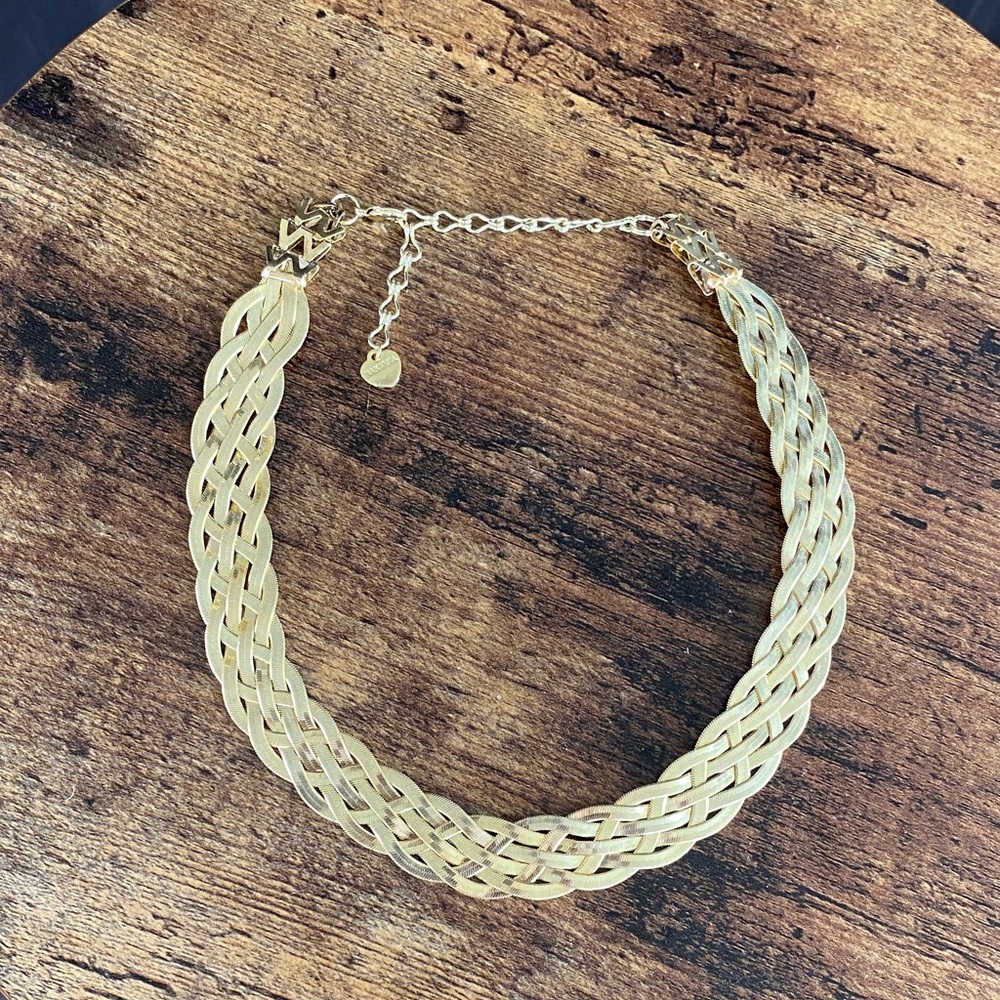 Nakamol Gold Braided Necklace